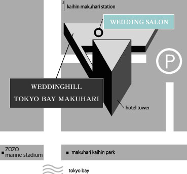 サロン＆駐車場 アクセス