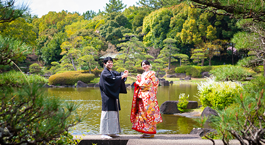 見浜園（日本庭園）ロケ撮プラン